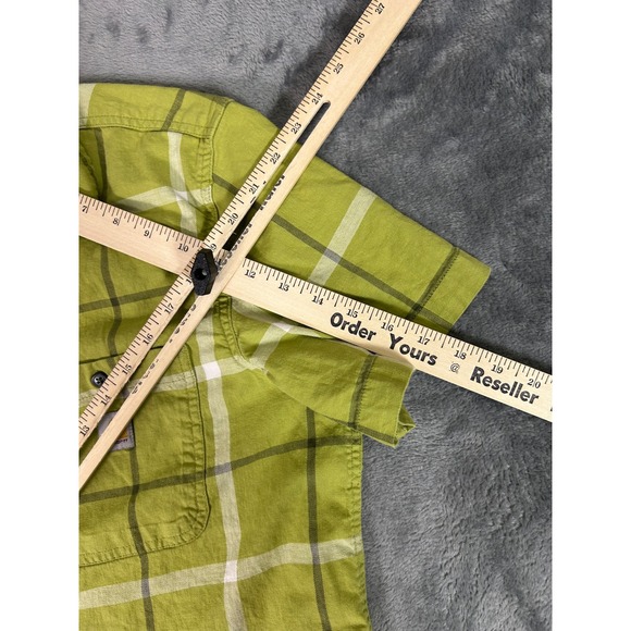 Carhartt Rugged Flex Relaxed Fit Plaid Short Sleeve Button Up Shirt Men's Large - Picture 6 of 7